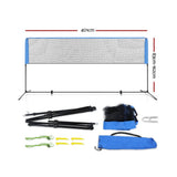 darrahopens Gift & Novelty > Games Everfit Portable Sports Net Stand Badminton Volleyball Tennis Soccer 4m 4ft Blue