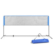 darrahopens Gift & Novelty > Games Everfit Portable Sports Net Stand Badminton Volleyball Tennis Soccer 4m 4ft Blue