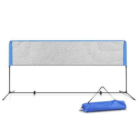 darrahopens Gift & Novelty > Games Everfit Portable Sports Net Stand Badminton Volleyball Tennis Soccer 4m 4ft Blue