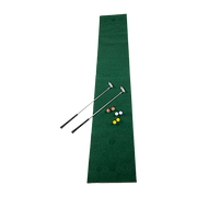 darrahopens Gift & Novelty > Games Golf Beer Pong Game Toy Set Green Golf Putting Matt with 2 Putters, 6 Balls