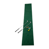 darrahopens Gift & Novelty > Games Golf Beer Pong Game Toy Set Green Golf Putting Matt with 2 Putters, 6 Balls