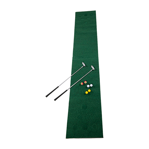 darrahopens Gift & Novelty > Games Golf Beer Pong Game Toy Set Green Golf Putting Matt with 2 Putters, 6 Balls