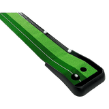 darrahopens Gift & Novelty > Games Indoor Practice Putting Green 2.5m Mat Inclined Ball Return Fake Grass 2 Holes