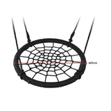 darrahopens Gift & Novelty > Games Kids Rope Swing Round Outdoor Birds Crows Nest Spider Web Swing Seat 65cm
