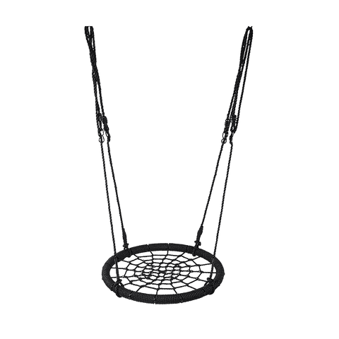 darrahopens Gift & Novelty > Games Kids Rope Swing Round Outdoor Birds Crows Nest Spider Web Swing Seat 65cm