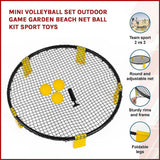 darrahopens Gift & Novelty > Games Mini Volleyball Set Outdoor Game Garden Beach Net Ball Kit Sport Toys