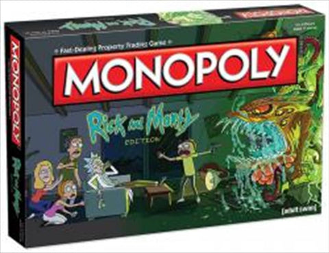 Darrahopens Gift & Novelty > Games Monopoly - Rick And Morty Edition