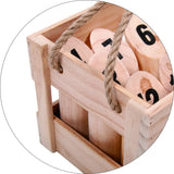darrahopens Gift & Novelty > Games Number Toss Wooden Set Outdoor Games with Carry Case
