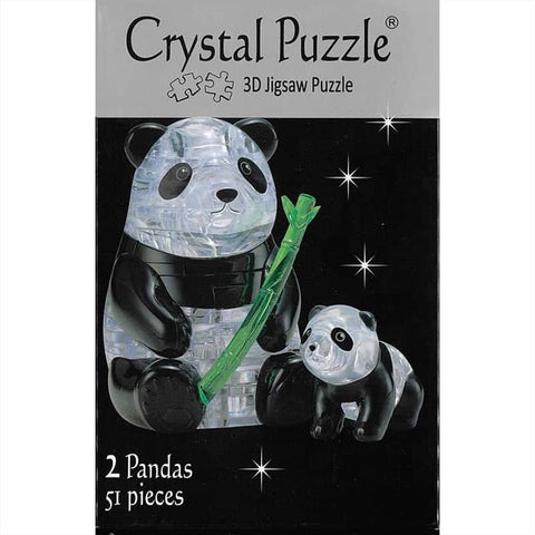 Darrahopens Gift & Novelty > Games Panda Pair 3D Crystal Puzzle
