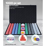 darrahopens Gift & Novelty > Games Poker Chip Set 1000PC Chips TEXAS HOLD'EM Casino Gambling Dice Cards