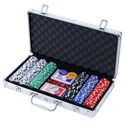 darrahopens Gift & Novelty > Games Poker Chip Set 300PC Chips TEXAS HOLD'EM Casino Gambling Dice Cards
