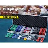 darrahopens Gift & Novelty > Games Poker Chip Set 500PC Chips TEXAS HOLD'EM Casino Gambling Dice Cards