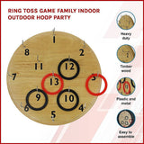 darrahopens Gift & Novelty > Games Ring Toss Game Family Indoor Outdoor Hoop Party