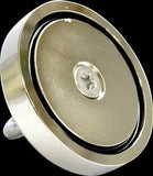 darrahopens Gift & Novelty > Games Round Neodymium Fishing Magnet with Countersunk Hole and Eyebolt, 500 LBS pull