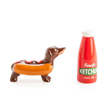 Darrahopens Gift & Novelty > Games Sausage Dog Ketchup Salt Pepper Set