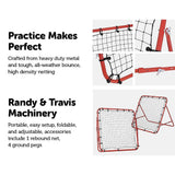 darrahopens Gift & Novelty > Games Soccer Rebound Net Sports Trainer Rebounder Football Game Practice Training Goal