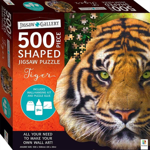 Darrahopens Gift & Novelty > Games Tiger 500 Piece Shaped Jigsaw Puzzle