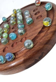 Darrahopens Gift & Novelty Wooden Solitaire Game - Marble balls
