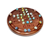 Darrahopens Gift & Novelty Wooden Solitaire Game - Marble balls