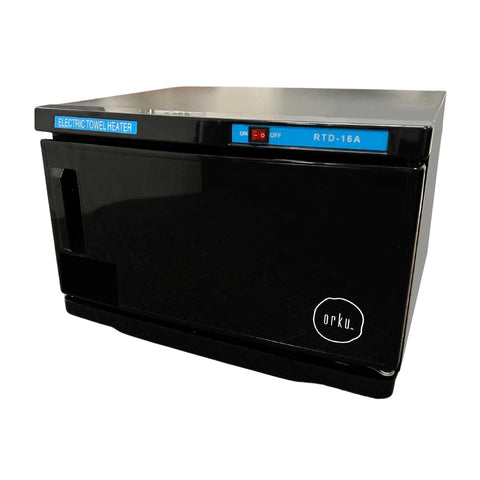 Darrahopens Health & Beauty 16L Black UV Electric Towel Warmer Steriliser Cabinet Beauty Spa Heat Sanitiser