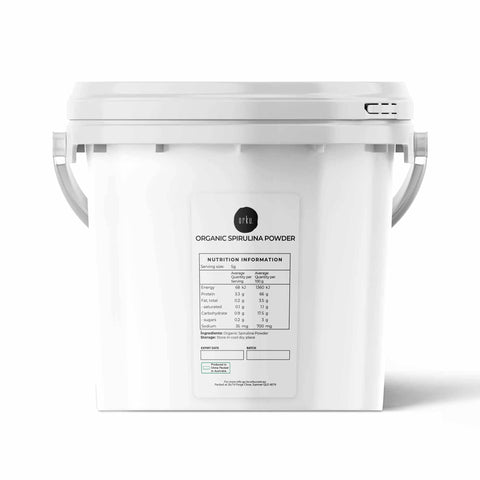 Darrahopens Health & Beauty 2Kg Organic Spirulina Powder Tub Bucket - Supplement Arthrospira Platensis Food