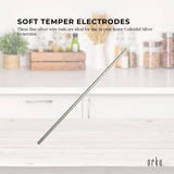 Darrahopens Health & Beauty 2x 7" Silver Rods 12 Gauge 99.99% High Purity Fine Soft Wire Colloidal Electrode
