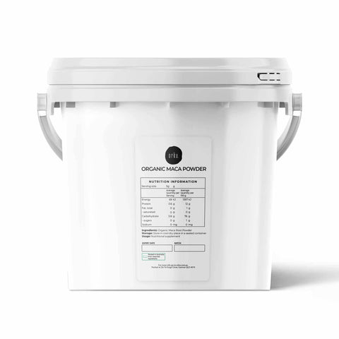 Darrahopens Health & Beauty 3Kg Organic Maca Powder Tub Plant Root Super Food Peru Nutritional Supplement