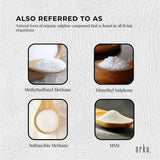 Darrahopens Health & Beauty 5Kg MSM Powder or Crystals Tub - 99% Pure Methylsulfonylmethane Dimethyl Sulfone