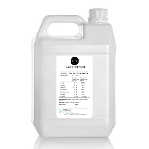 Darrahopens Health & Beauty 5L Pure Black Seed Oil - 100% Ethiopian Nigella Sativa Cumin Cold Pressed