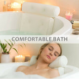 Darrahopens Health & Beauty > Bath & Body 3D Spa Mesh Bath Pillow Neck Back Support Bathtub Tub Cushions
