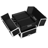darrahopens Health & Beauty > Cosmetic Storage Embellir 7 in 1 Portable Cosmetic Beauty Makeup Trolley - Black