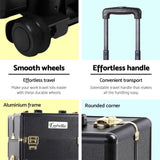 darrahopens Health & Beauty > Cosmetic Storage Embellir 7 in 1 Portable Cosmetic Beauty Makeup Trolley - Black & Gold