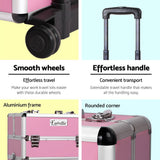 darrahopens Health & Beauty > Cosmetic Storage Embellir Makeup Case Beauty Cosmetic Organiser Travel Portable Box Troley Vanity