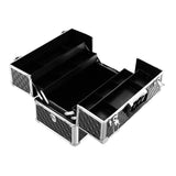 darrahopens Health & Beauty > Cosmetic Storage Embellir Portable Cosmetic Beauty Makeup Case - Diamond Black
