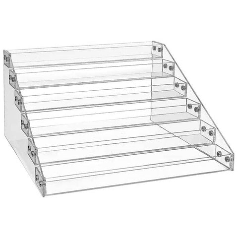 Darrahopens Health & Beauty > Cosmetic Storage GOMINIMO Nail Polish Organizer 6 Layer Display Stand Holder (Transparent) GO-NPO-100-CS