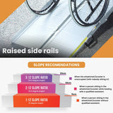 Darrahopens Health & Beauty EQUIPMED 152cm Portable Folding Aluminium Access Ramp, 272kg Rated, for Wheelchair, Mobility Scooter, Rollator