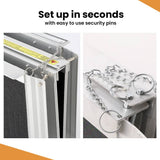 Darrahopens Health & Beauty EQUIPMED 182cm Portable Folding Aluminium Access Ramp, 272kg Rated, Black Ultra-Grip, for Wheelchair, Mobility Scooter