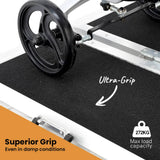Darrahopens Health & Beauty EQUIPMED 182cm Portable Folding Aluminium Access Ramp, 272kg Rated, Black Ultra-Grip, for Wheelchair, Mobility Scooter