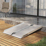 Darrahopens Health & Beauty EQUIPMED 91cm Portable Folding Aluminium Access Ramp, 272kg Rated, for Wheelchair, Mobility Scooter, Rollator