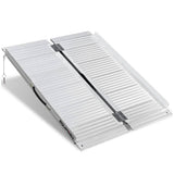 Darrahopens Health & Beauty EQUIPMED 91cm Portable Folding Aluminium Access Ramp, 272kg Rated, for Wheelchair, Mobility Scooter, Rollator