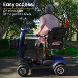Darrahopens Health & Beauty EQUIPMED Electric Mobility Scooter For Elderly Motorized Riding Older Adults Aid Portable E-Scooter