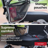 Darrahopens Health & Beauty EQUIPMED Electric Wheelchair Folding Motorised 2x250W Power Mobility Scooter Lightweight
