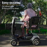 Darrahopens Health & Beauty EQUIPMED Mobility Scooter Electric Motorized Ride On E-Scooter for Elderly Older Adult Handicap Aid