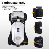 Darrahopens Health & Beauty EQUIPMED Mobility Scooter Electric Motorized Ride On E-Scooter for Elderly Older Adult Handicap Aid