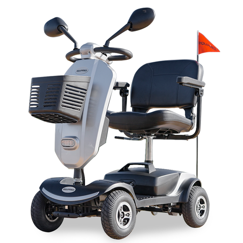 Darrahopens Health & Beauty EQUIPMED Mobility Scooter Electric Motorized Ride On E-Scooter for Elderly Older Adult Handicap Aid