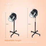 Darrahopens Health & Beauty > Hair Care Free Standing Hair Dryer Hood Bonnet Hairdryer Height Adjustable Salon Equipment