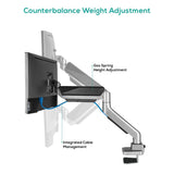 Darrahopens Health & Beauty > Health & Wellbeing activiva Heavy Duty Single Monitor Screen Gas Spring Monitor Arm