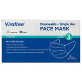 Darrahopens Health & Beauty > Health & Wellbeing Disposable Surgical Face Mask - 50 Masks Level 3