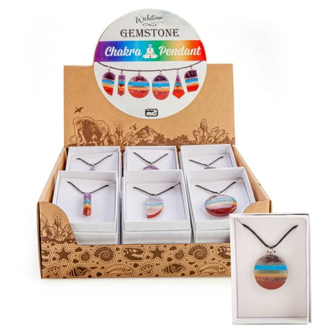 Darrahopens Health & Beauty > Health & Wellbeing Gemstone Chakra Pendant  (SENT AT RANDOM)