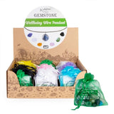 Darrahopens Health & Beauty > Health & Wellbeing Gemstone Wellbeing Wire Pendant (SENT AT RANDOM)